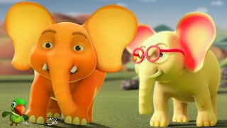 EK MOTA HATHI JHOOM KE CHALA  Hindi rhymes and songs for kids [upl. by Inaluahek958]