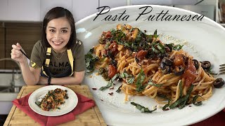 How To Make Puttanesca Pasta Easy  Chefmom Rosebud [upl. by Hannis]