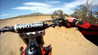 2006 CRF 250r with FMF exhaust gopro slash X Barstow [upl. by Eleirbag413]