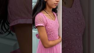 Lets Sew a Dress for My Cousin 👗✨ Easy Pleated Design Tutorial pleateddress sewingtutorial [upl. by Odlanir196]