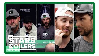 Stars vs Oilers  Pete DeBoer Tyler Seguin Chris Tanev Jake Oettinger Alex Petrovic interview [upl. by Balfore]