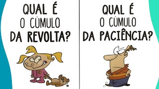 As 10 CHARADAS quotCÃšMULOquot mais ENGRAÃ‡ADAS que VÃ‚O te FAZER RIR e PENSAR [upl. by Yonah389]