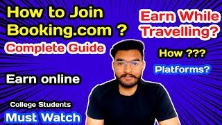 How to Join Bookingcom Affiliate Program  How to earn money from bookingcom while traveling [upl. by Oicnedif]