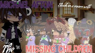 Michael Afton Stuck in a Room with the Missing Children Afton Family Gacha Club FNaFxGC Remake [upl. by Anawik]