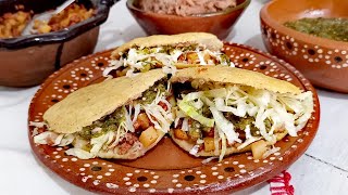 Gorditas Fritas quotInfladitas de Maizquot Receta Mexicana😋🇲🇽 Cris en la Cocina [upl. by Romina]