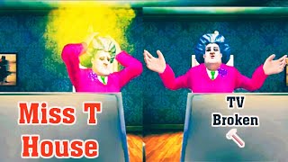 Miss T Become Crazy  Scary Teacher 3d [upl. by Ifill]