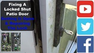 How to fix loose sliding patio door handle [upl. by Maxama]