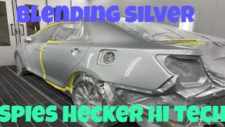 Blending silver Camry with Axalta Spies Hecker Hi Tech [upl. by Ennyletak]