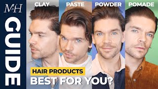 Clay Pomade Paste or Powder  Hair Product Guide  Ep 6 [upl. by Sorcim]