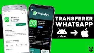 COMMENT TRANSFÉRER WHATSAPP ANDROID VERS IPHONE EN 2021  TUTO [upl. by Ahseihs]