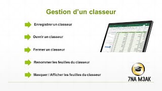 EP 2 informatique de gestion quotExcelquot  Gestion d’un classeur [upl. by Fortier]