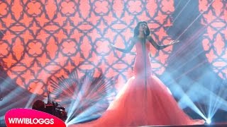 Second rehearsal Aminata Latvia Eurovision 2015  wiwibloggs [upl. by Sueddaht437]