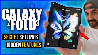 Galaxy Z Fold 3 Hidden Features amp Settings  First 15 Things to do [upl. by Namie7]