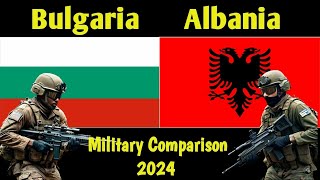 Bulgaria Vs Albania military power comparison 2024  SZB Defense [upl. by Truitt733]