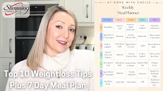 Slimming World Recap  7 Day Healthy Meal Plan amp Top 10 Weightloss Tips [upl. by Nnybor]