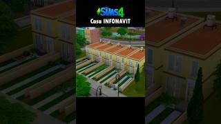 Casa INFONAVIT  NO MODS  thesims4 speedbuild méxico colegassimmers [upl. by Llertnauq]