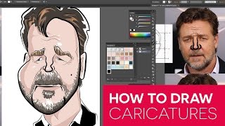 How To Draw Caricatures  Getting a Likeness [upl. by Adnaloy302]