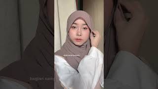 Tutorial hijab biar keliatan anggun tutorialhijab hijabstyle shortvideo like subscribe [upl. by Naot]