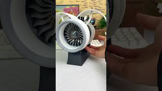 Have you ever seen an aeroplane turbofan like this automobile enginemodel 3dengine 3dprinting [upl. by Wolfie]