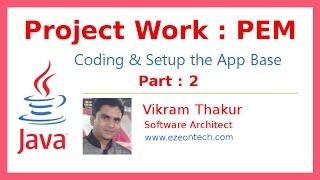 2  Personal Expense Manager Project Work Part2  Java Training By eZeon [upl. by Camroc]