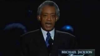 Michael Jackson Memorial Servcie  Rev Al Sharpton [upl. by Ecitnerp]