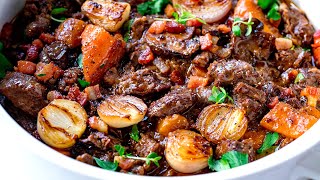 Beef Bourguignon  Slow Cooked to Perfection [upl. by Oirram172]