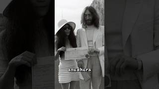 Yoko Ono amp John Lennon wedding style yokoono johnlennon beatles [upl. by Amelus887]