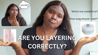 Youre probably layering wrong how to layer skincare products the right way [upl. by Eeruhs]