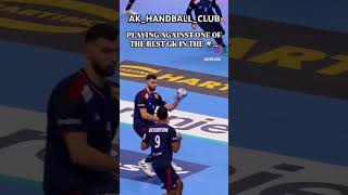 Best goalkeeper save in handball 💫🥅 bestofhandball handball trending sportsball handballers [upl. by Aissac605]