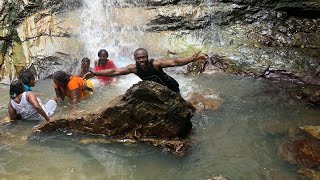 TsenkuChenku Waterfalls  the only one in Greater Accra  Travel and Tourism in Ghana [upl. by Aicemed]