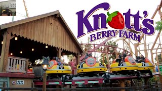 Knotts Berry Farm Rides Roller Coasters [upl. by Ap599]