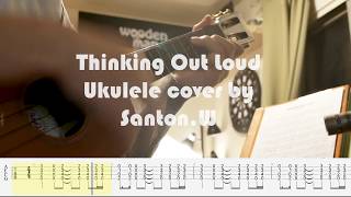 Thinking Out LoudEd SheeranUkulele CoverTab [upl. by Diba]