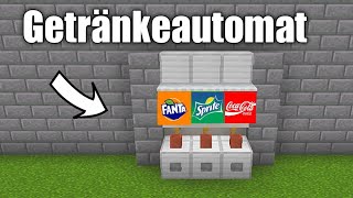 Getränkeautomat bauen  Minecraft Tutorial  deutsch [upl. by Ahsart]