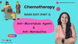 Chemotherapy Drugs Pharmacology of AntiMicrotubule amp AntiMetabolites  Part 3 Chemotherapy Drugs [upl. by Marabel]