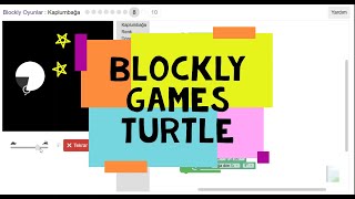 Blockly Oyunlar Kaplumbağa Oyunu  Blockly Games Turtle 1 2 3 4 5 6 7 8 9 10 Level Answers [upl. by Stannfield204]