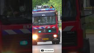 Brandweer Terneuzen met spoed naar een Reanimatie brandweer ytshorts firedepartment shorts [upl. by Martineau92]