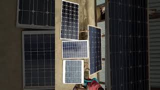 পুরাতন সোলার প্যানেল মাএ ১৫ টাকা ওয়াড solar penel 15 tk watt md rimel mobile [upl. by Eetak]