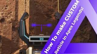 How To make CUSTOM Reticle In Apex Legends [upl. by Wilie]