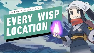 Pokemon Legends Arceus  Every Wisp Location [upl. by Sam]