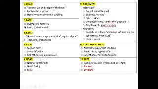 Neonatal Physical Examination [upl. by Aidnyl]