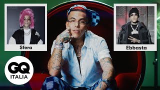 Sfera Ebbasta gioca a Questo o Quello con GQ Italia [upl. by Boylan544]