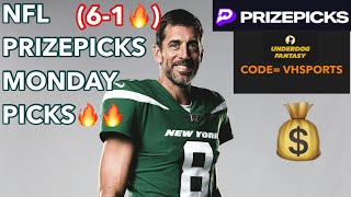 NFL MONDAY PRIZEPICKS PICKS  BEST PICK prizepicks nfl [upl. by Ielak]