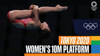 Womens 10m platform diving final  Tokyo Replays [upl. by Llenrap]