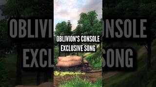 OBLIVIONS CONSOLE EXCLUSIVE SONG  Elder Scrolls Facts elderscrolls skyrim oblivion shorts [upl. by Ahsii]