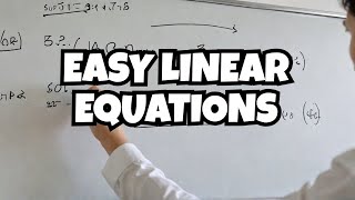 Solving Simultaneous Linear Equations Easily [upl. by Desirae942]