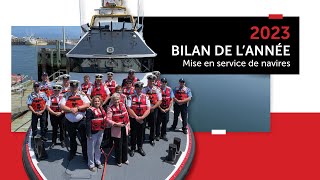 Bilan de lannée 2023  Mise en service de navires [upl. by Jacinthe]