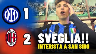 DERBY PERSO MALISSIMO  INTERISTA a San Siro durante InterMilan 12 [upl. by Eyeleen]