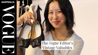 The Vogue Editors Vintage Valuables  Vogue Australia [upl. by Enylecoj]