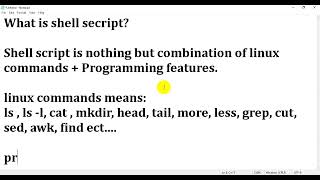 what is shell script [upl. by Ttergram633]