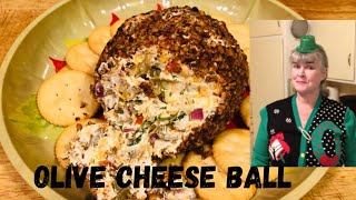 🫒OLIVE CHEESE BALL FOR NEW YEARS🫒🥳 [upl. by Adnoloy]